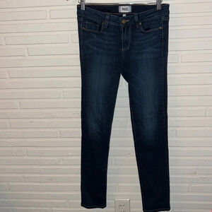 Paige Dark Wash Skyline Skinny Armstrong Jeans, Women’s Size 28
